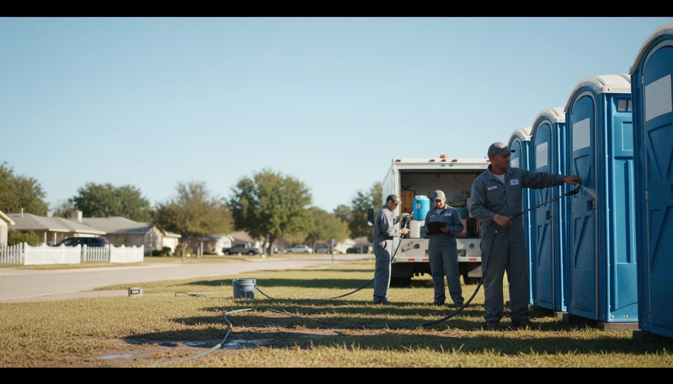 Long-Term Portable Toilet Rental in Mason City, IL near me